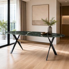 Verdalune Prada Green Luxury Stone Dining Table