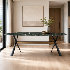 Verdalune Prada Green Luxury Stone Dining Table