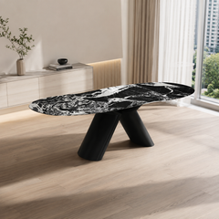 Bulgavere Bulgari Black Luxury Stone Dining Table