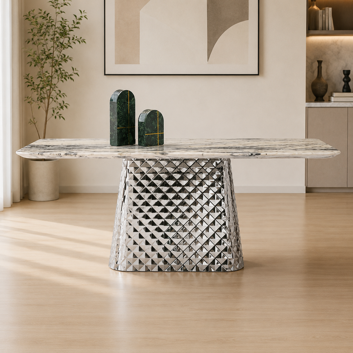 Latticea Picasso Luxury Stone Dining Table