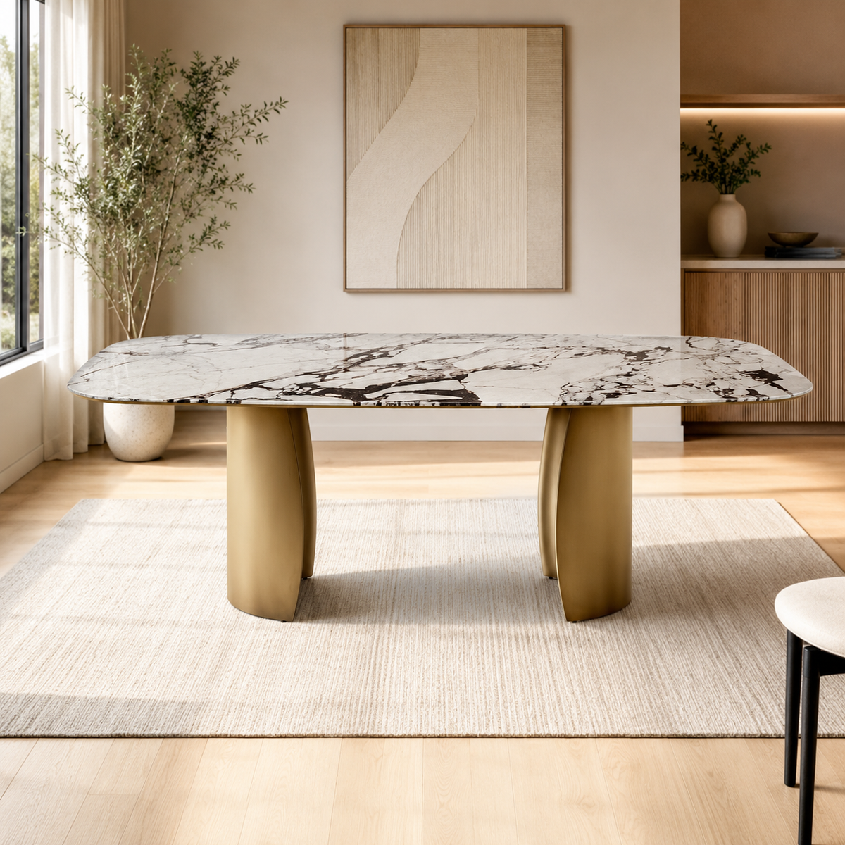 Gildavelle Picasso Luxury Stone Dining Table