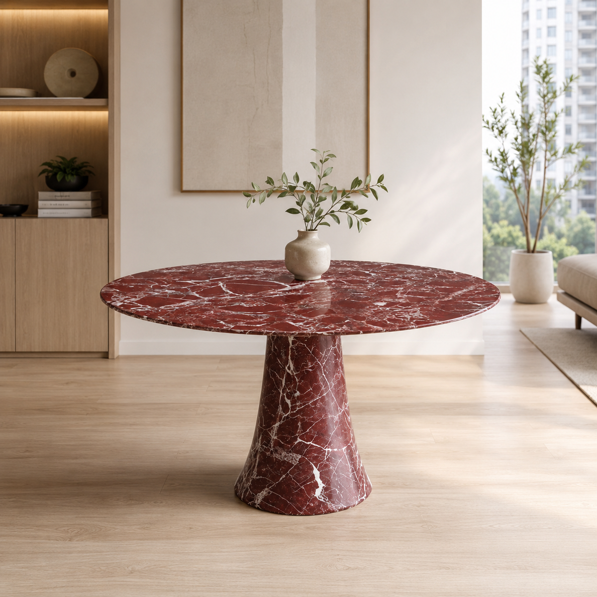 Ravenna Round Luxury Stone Dining Table