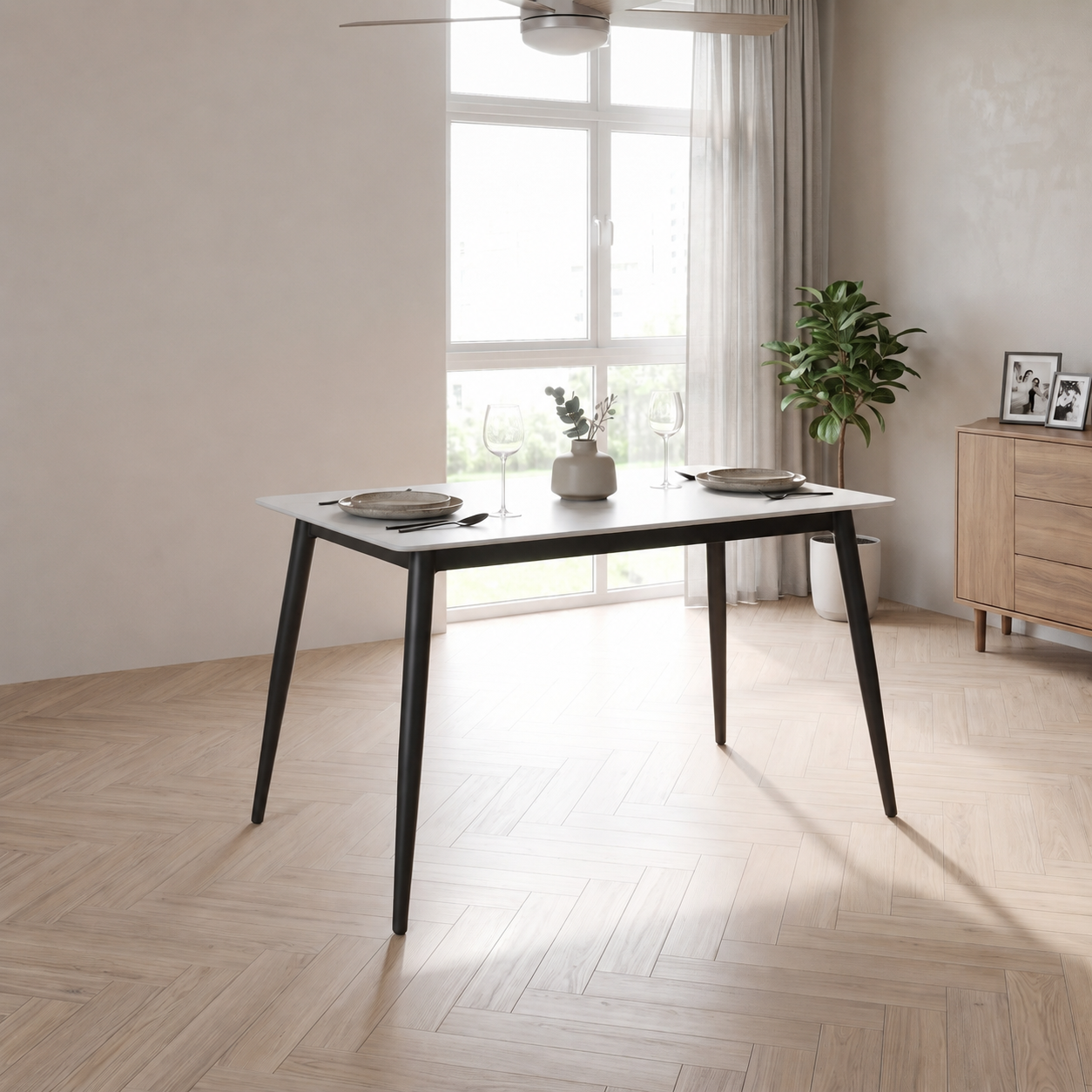 Elaria Sintered Stone Dining Table