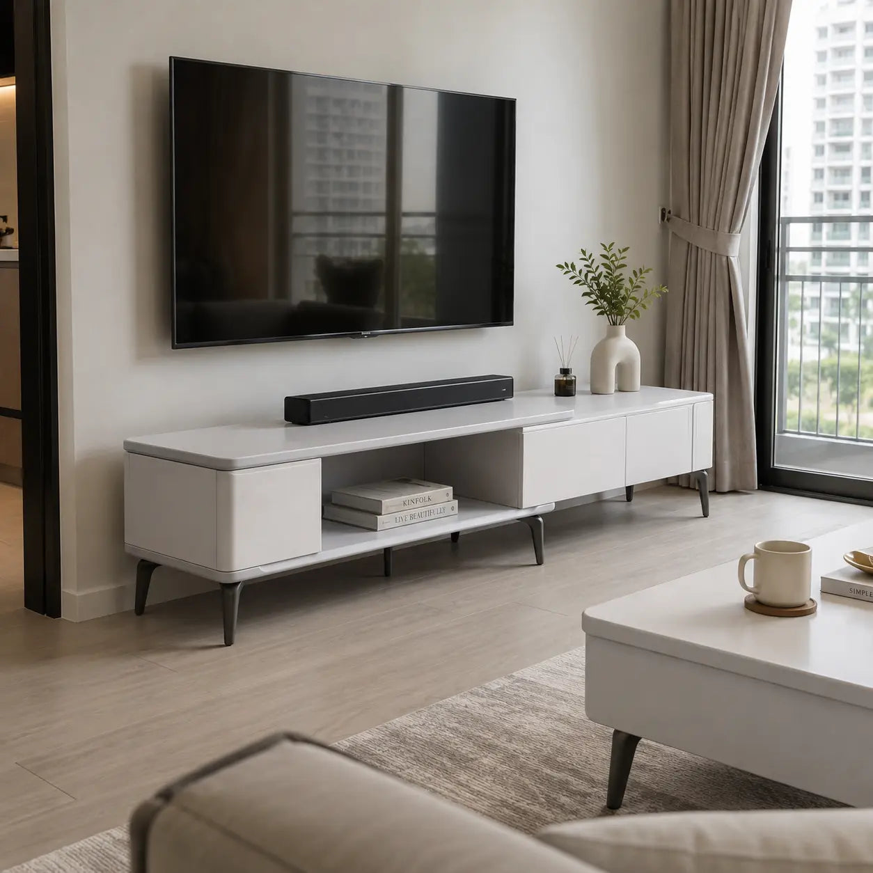 Isvella Extendable TV Console