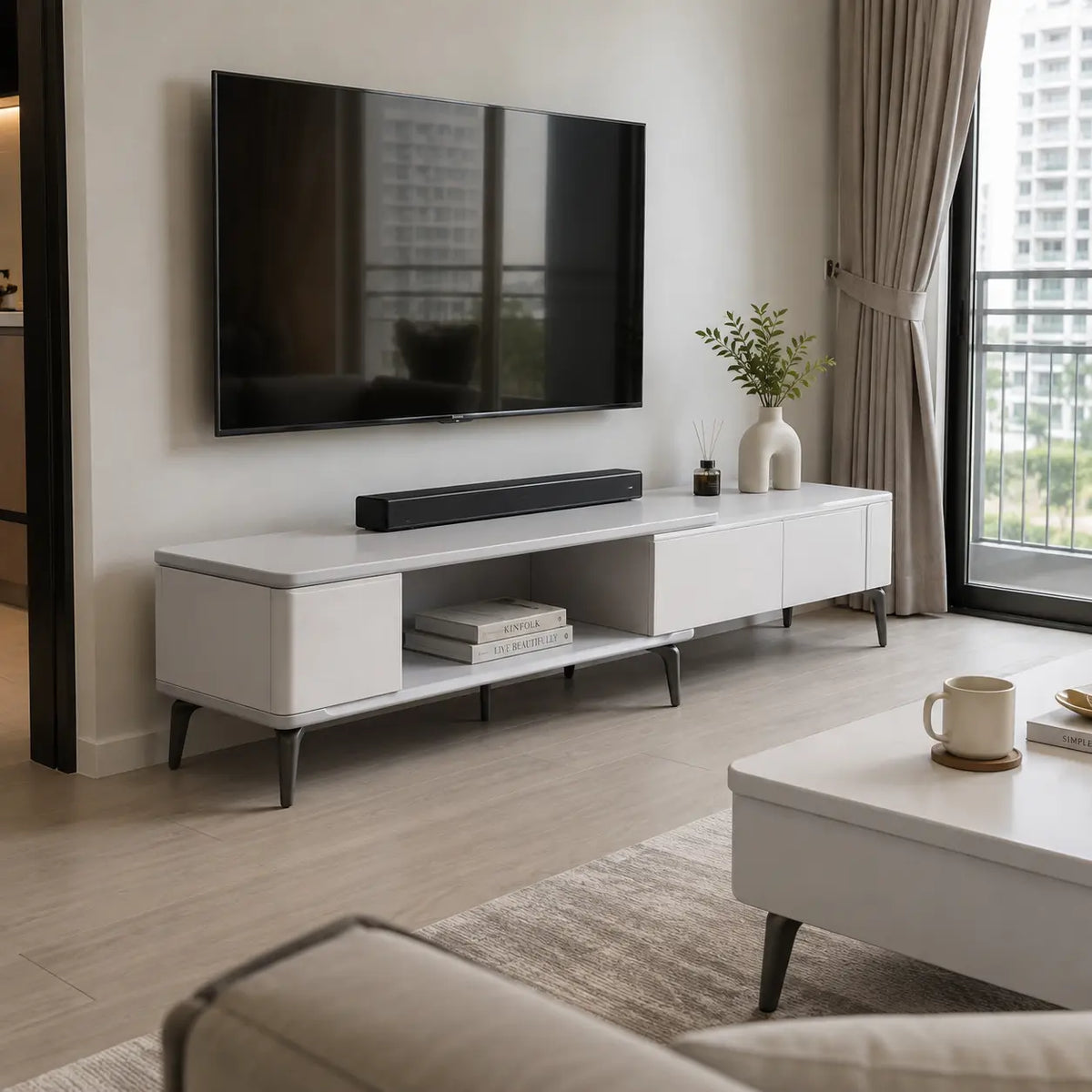 Isvella Extendable TV Console