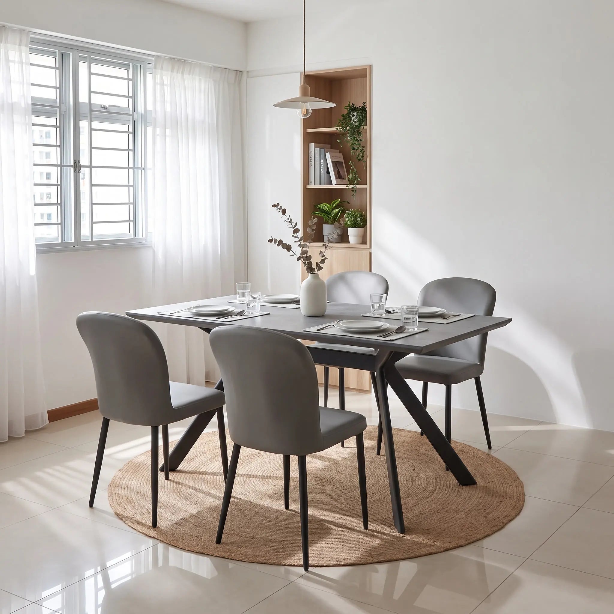 Evorio Dining Set (1+4)