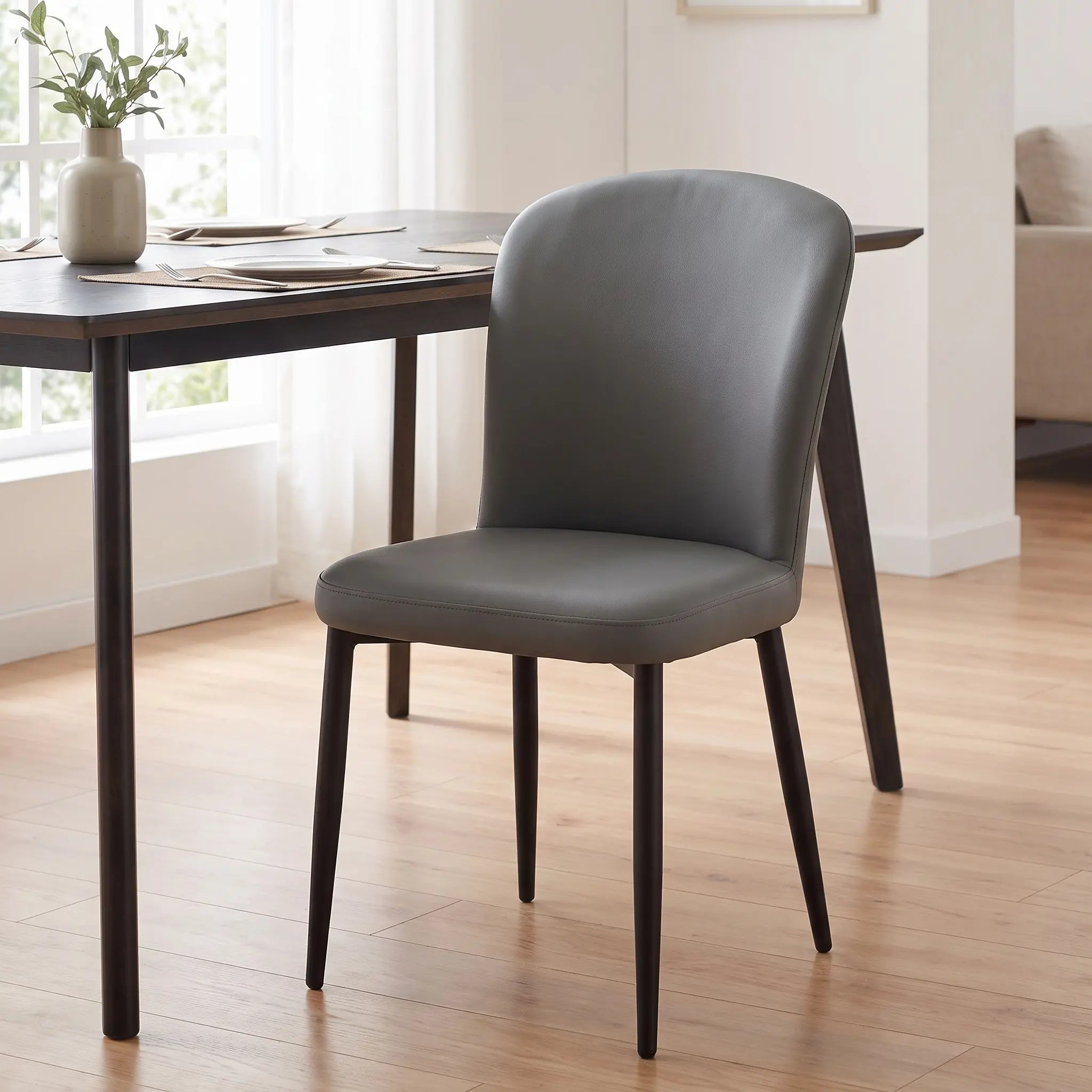 Ravellia Leather Dining Chair