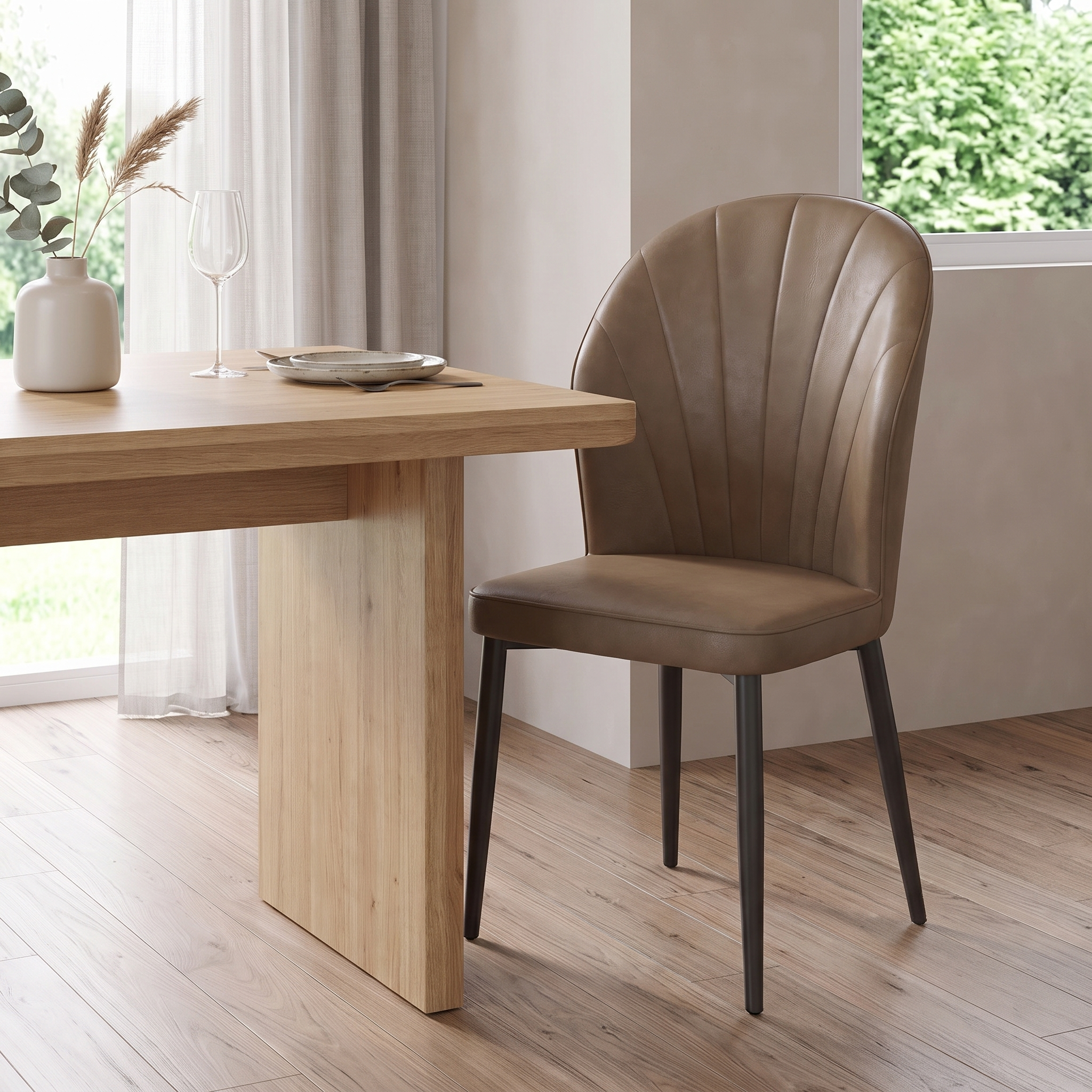 Elaria Sintered Stone Dining Set (1+4)