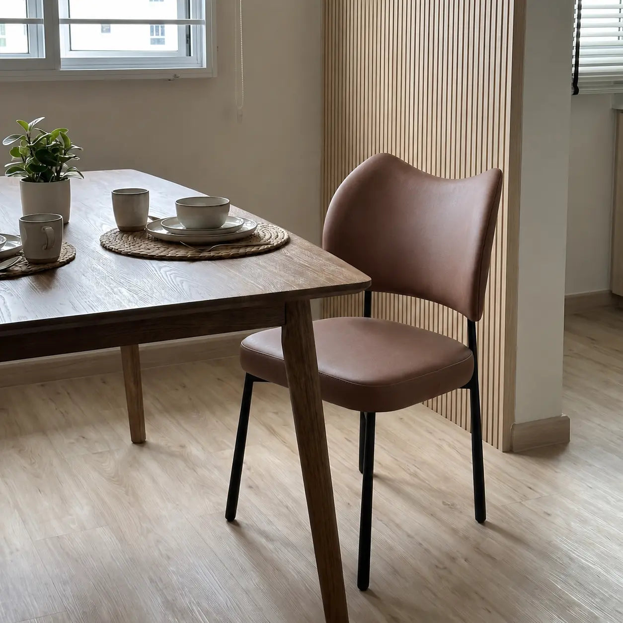 Brevanto Leather Dining Chair