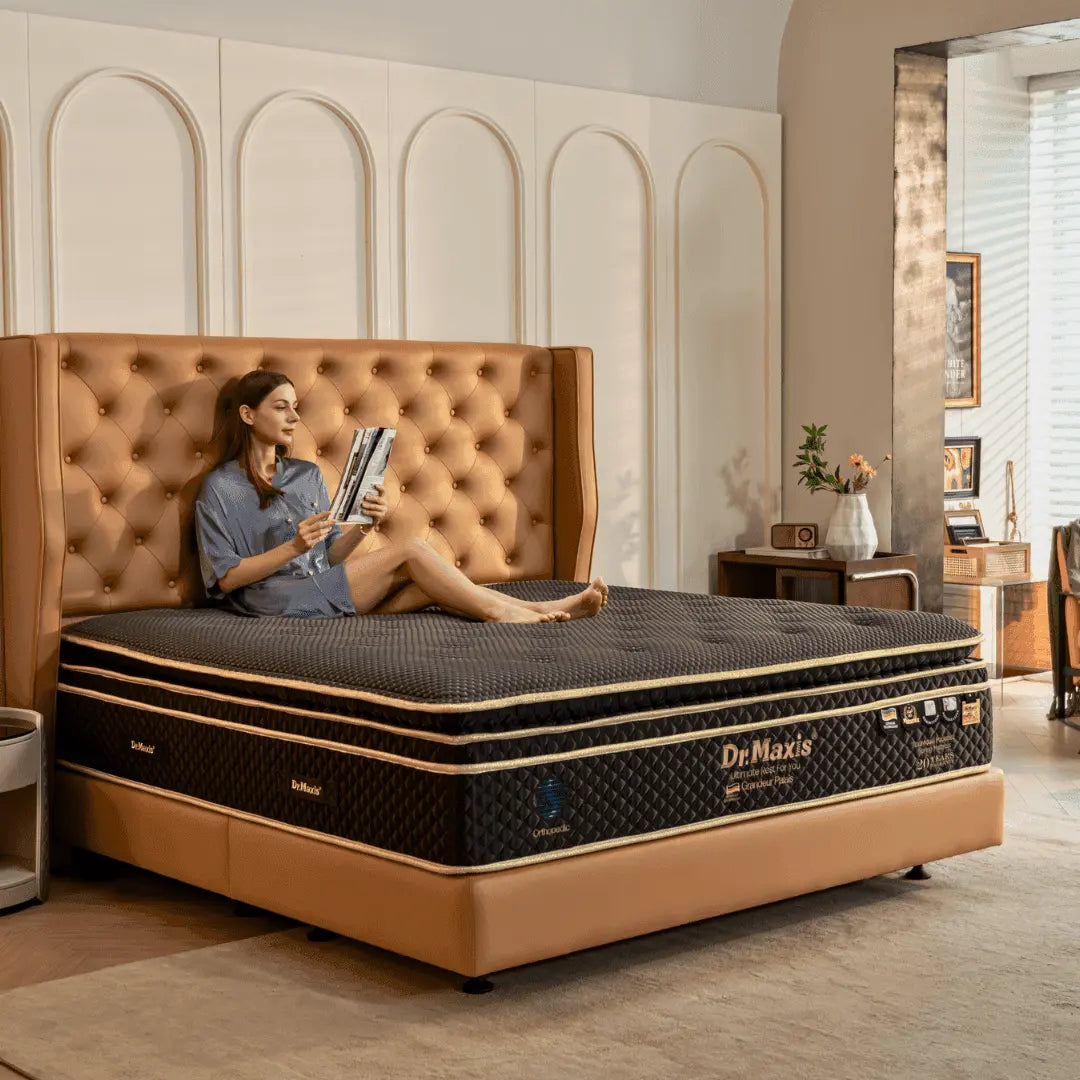 Megafurniture | Dr.Maxis Grandeur Palais 16 Inch Pocketed Spring Mattress | Mattress