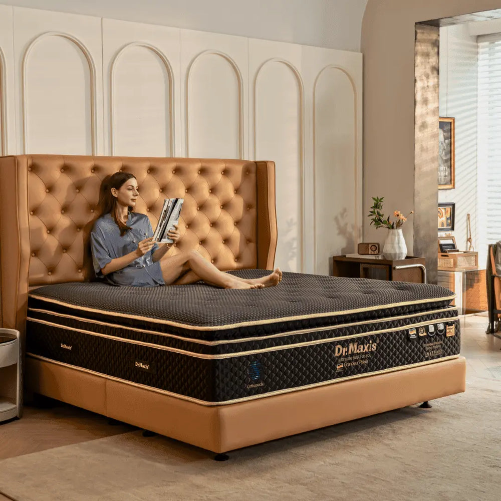 Megafurniture | Dr.Maxis Grandeur Palais 16 Inch Pocketed Spring Mattress | Mattress