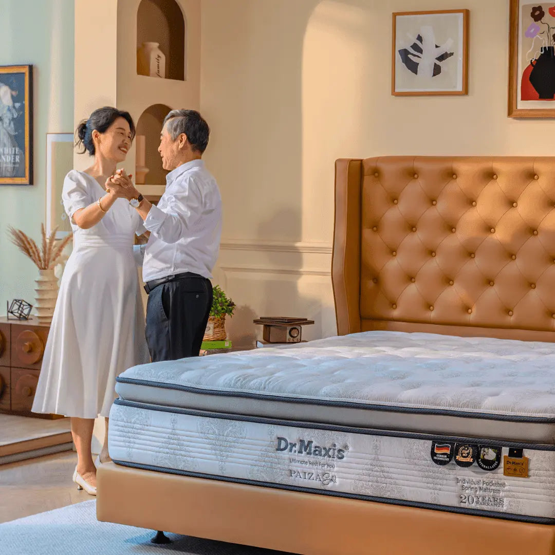 Megafurniture | Dr.Maxis Paiza Gold 14 Inch Pocketed Spring Mattress | Mattress