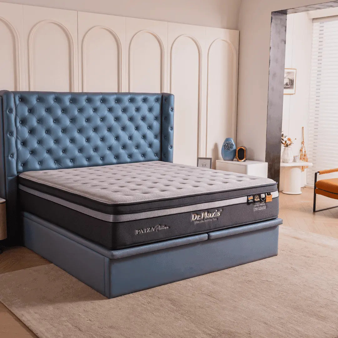 Megafurniture | Dr.Maxis Paiza Platinum 14 Inch Pocketed Spring Mattress | Mattress