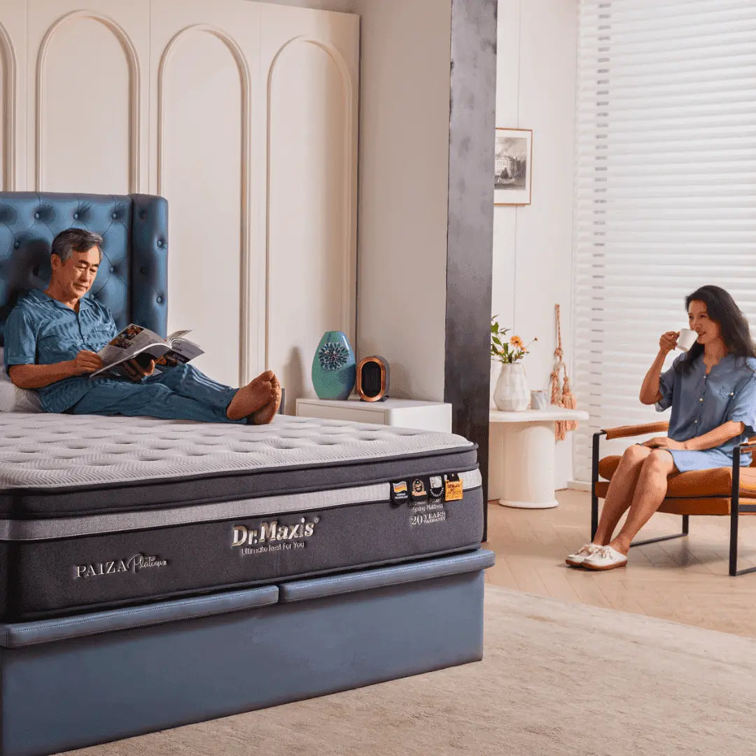 Megafurniture | Dr.Maxis Paiza Platinum 14 Inch Pocketed Spring Mattress | Mattress