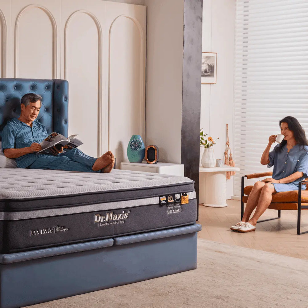 Megafurniture | Dr.Maxis Paiza Platinum 14 Inch Pocketed Spring Mattress | Mattress