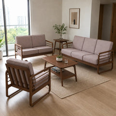 Pryvelle Fabric Wooden Frame Sofa ACE