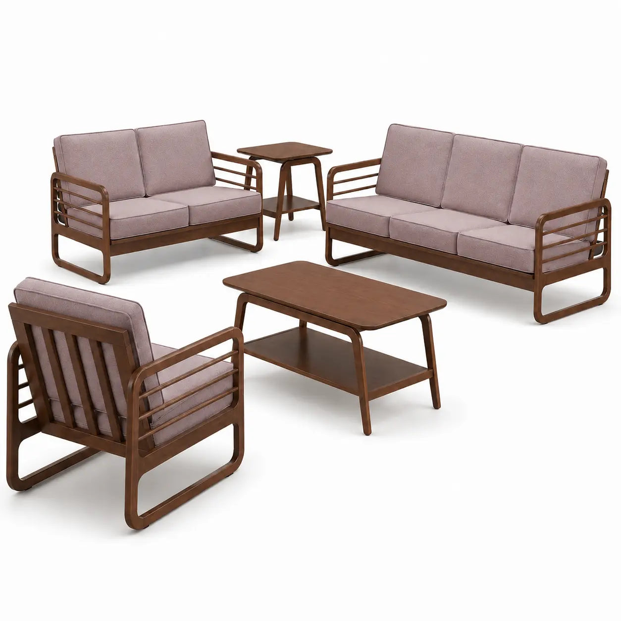 Pryvelle Fabric Wooden Frame Sofa ACE