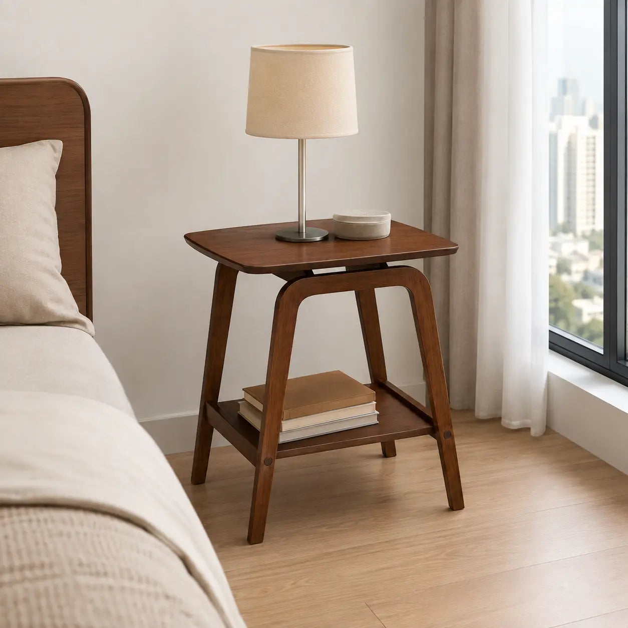 Orsano Wooden Side Table (55cm) ACE