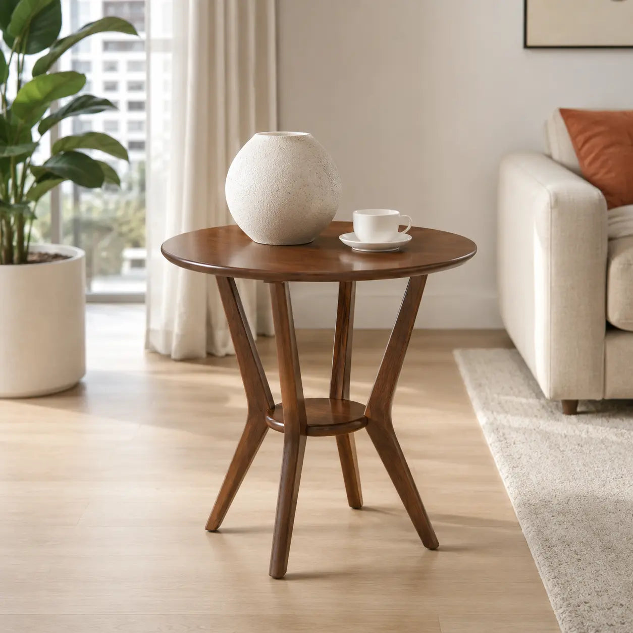 Rendora Wooden Side Table (60cm) ACE