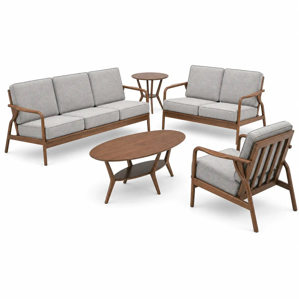 Sileven Fabric Wooden Frame Sofa ACE