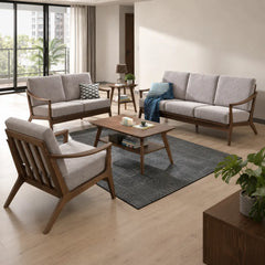 Wynelle Wooden Fabric Sofa ACE