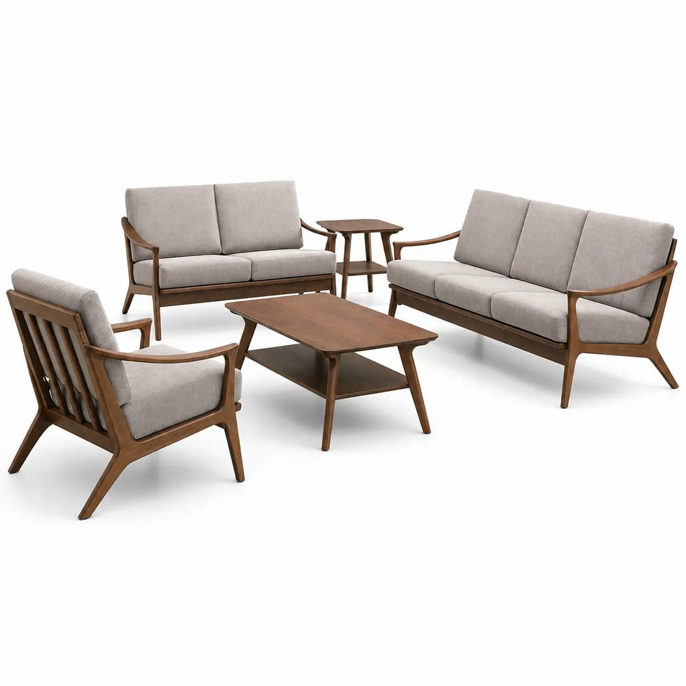 Wynelle Wooden Fabric Sofa ACE