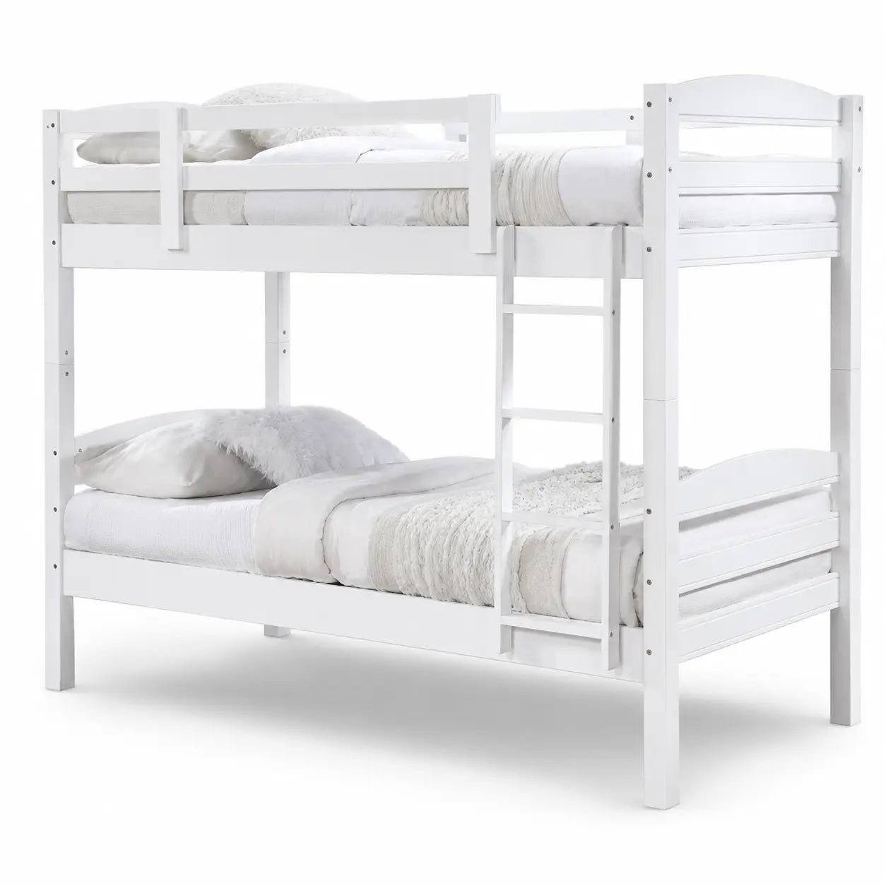 Korven White Wooden Double Decker Bed ACE