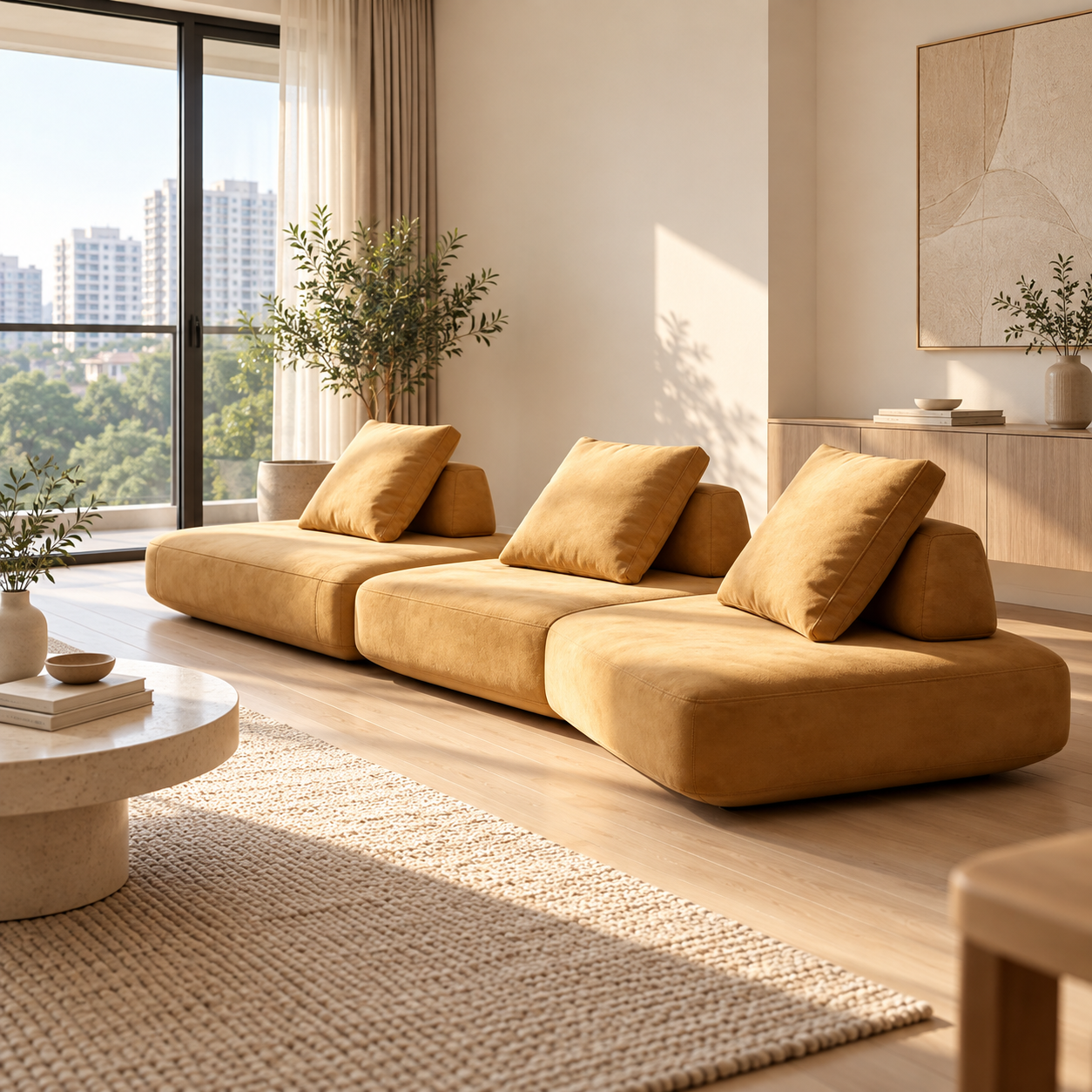 Norevin Fabric Sofa