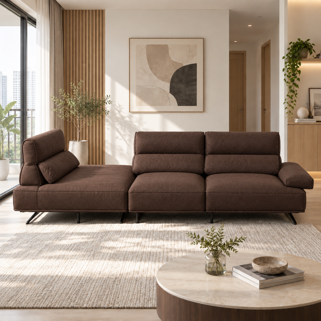 Vassaro Fabric Sofa