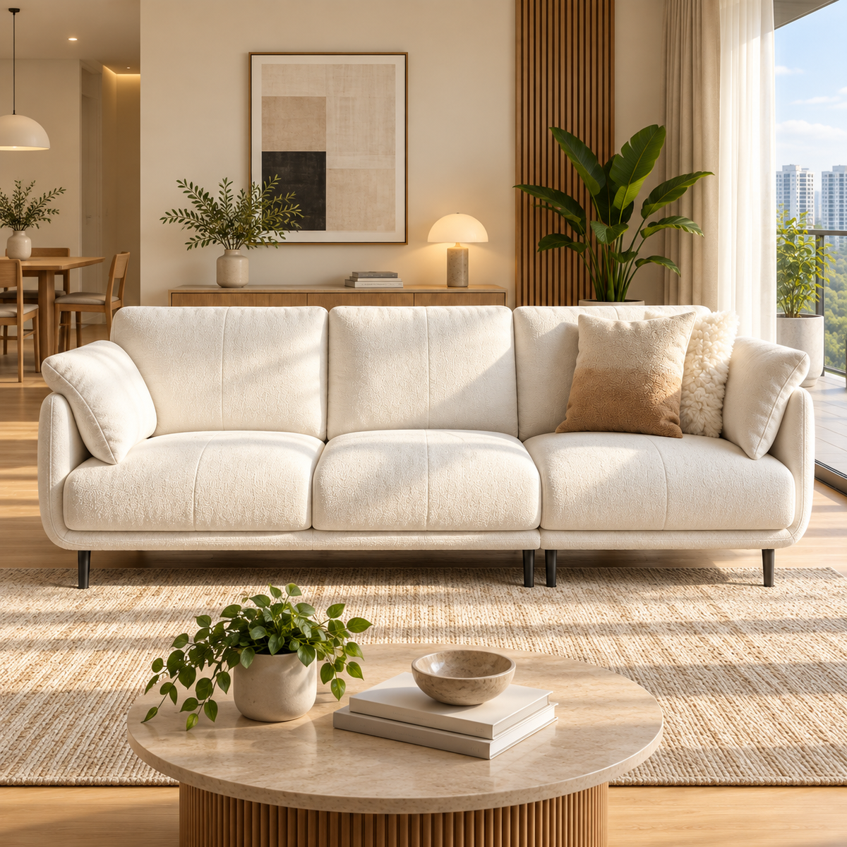 Zerique Fabric Sofa