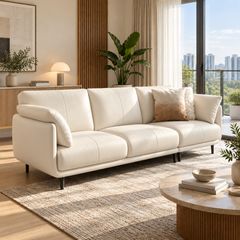Zerique Leather Sofa