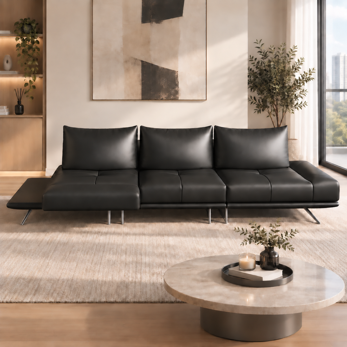 Cerano Leather Sofa
