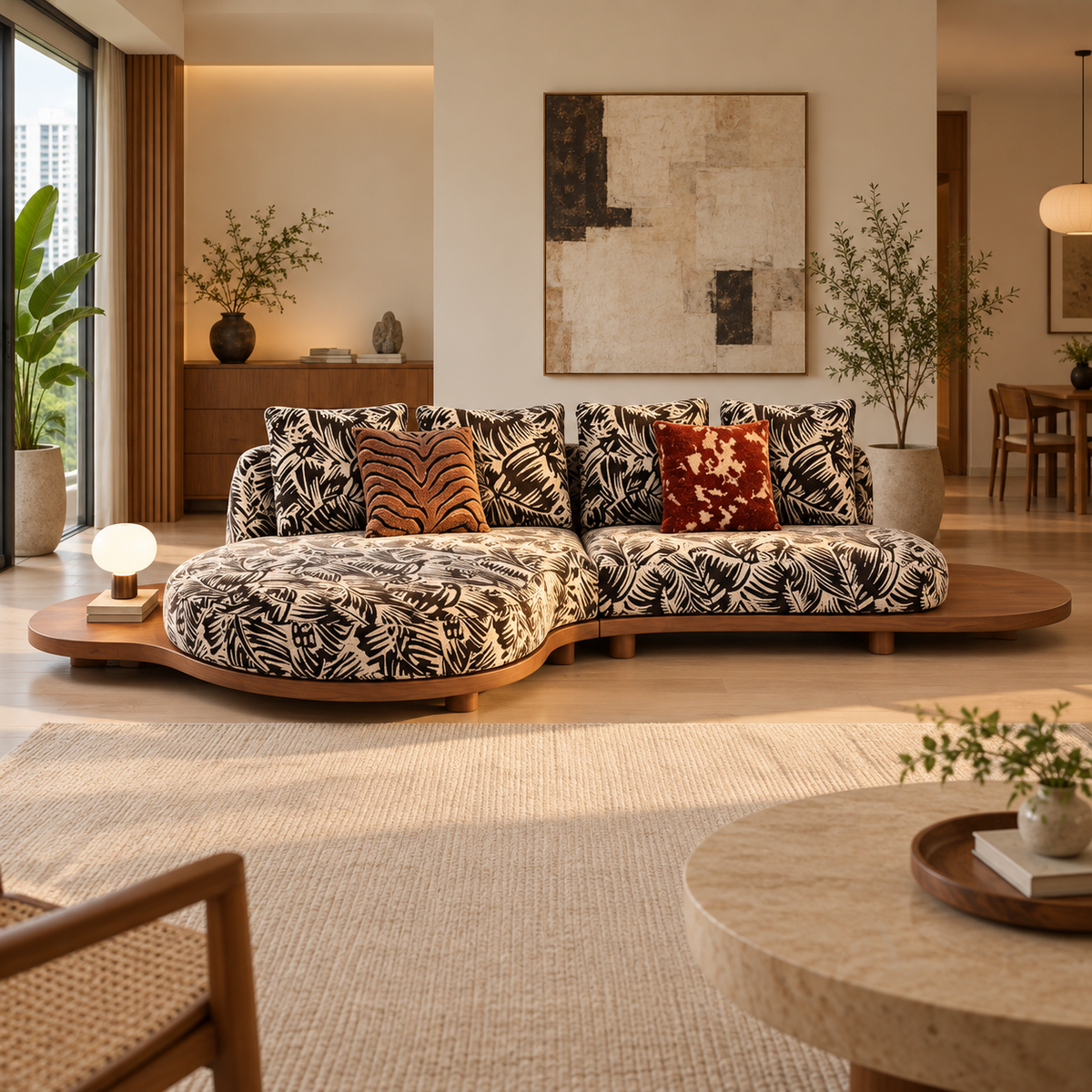 Gervan Fabric Sofa