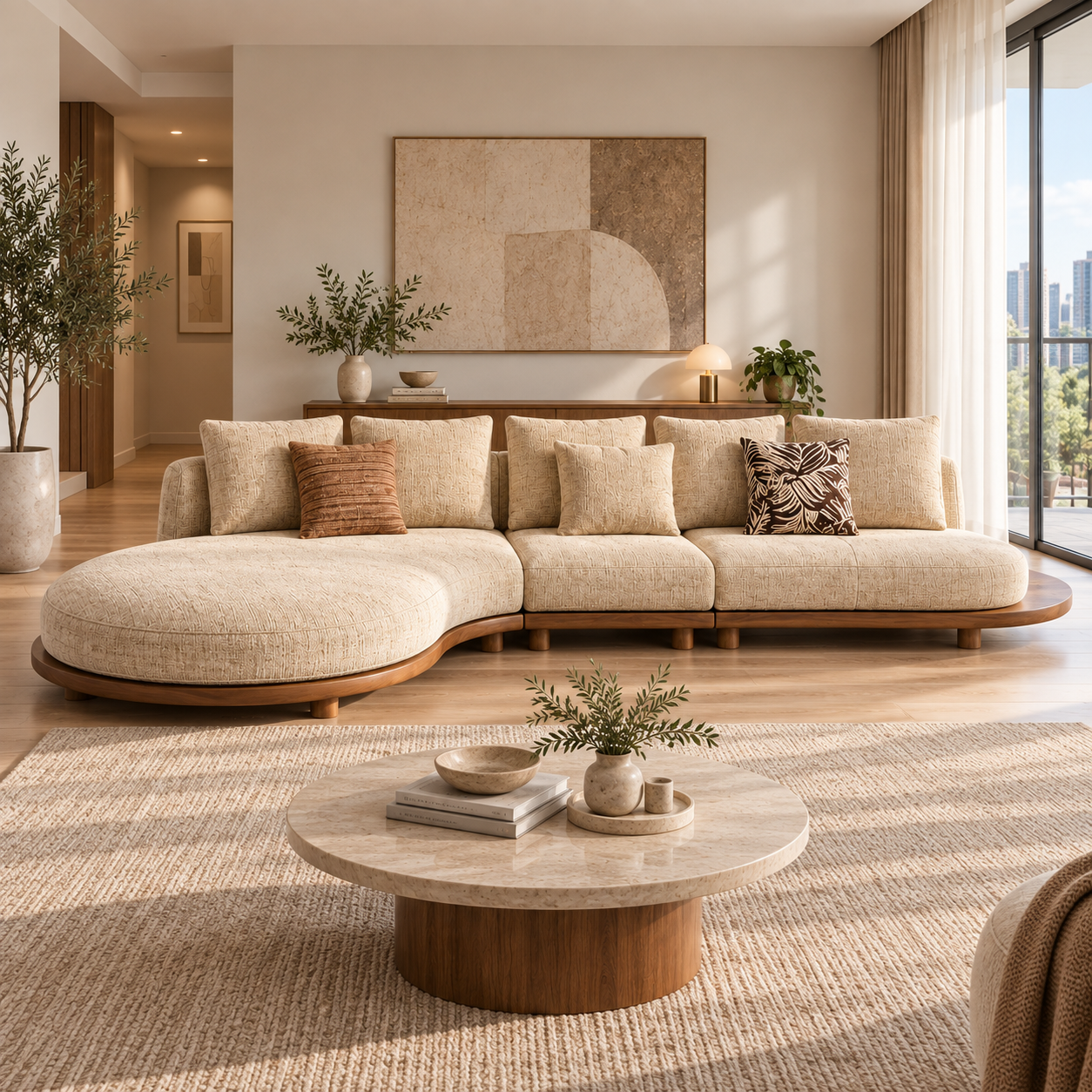 Karelin Fabric Sofa