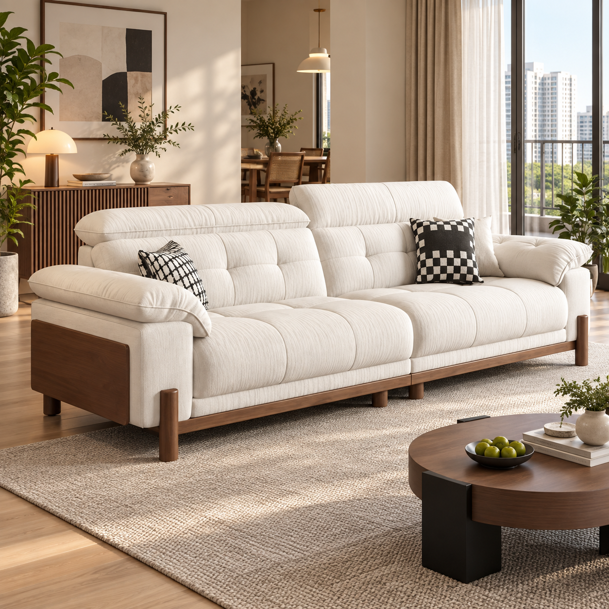 Lorento Fabric Sofa