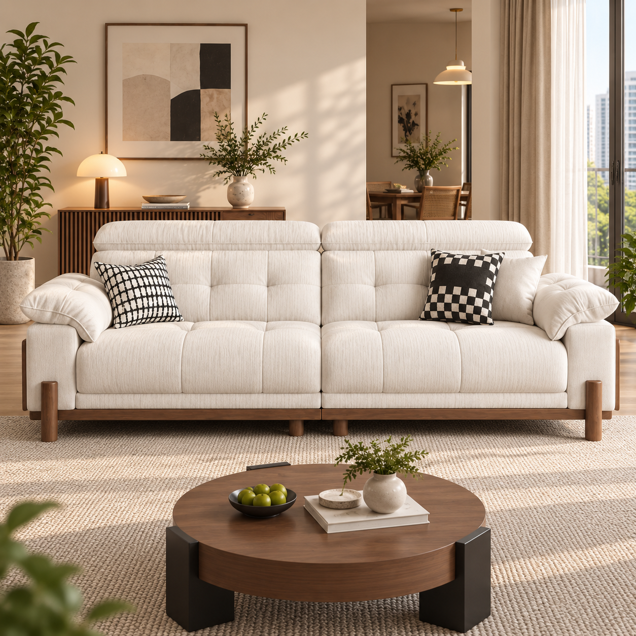 Lorento Fabric Sofa