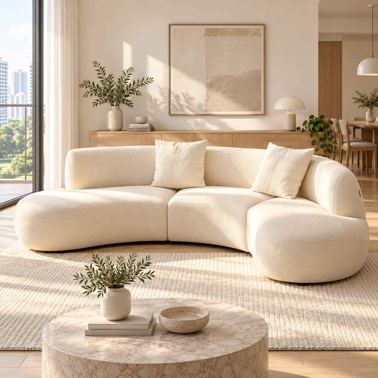 Alcerin Fabric Sofa