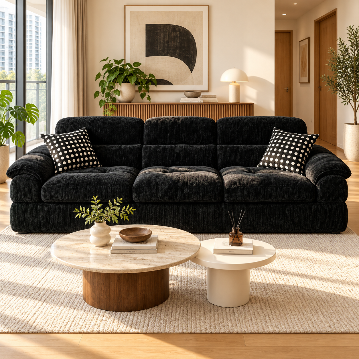 Coradin Fabric Sofa