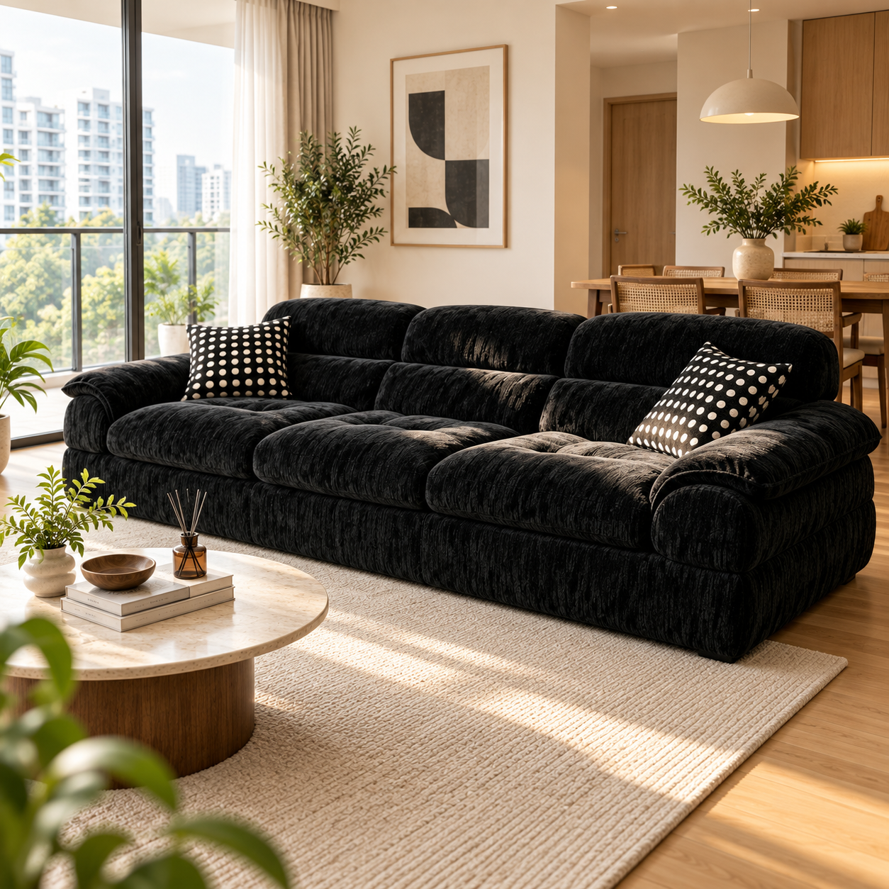 Coradin Fabric Sofa