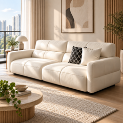 Dervane Leather Sofa