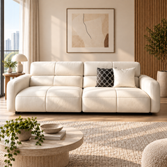Dervane Leather Sofa