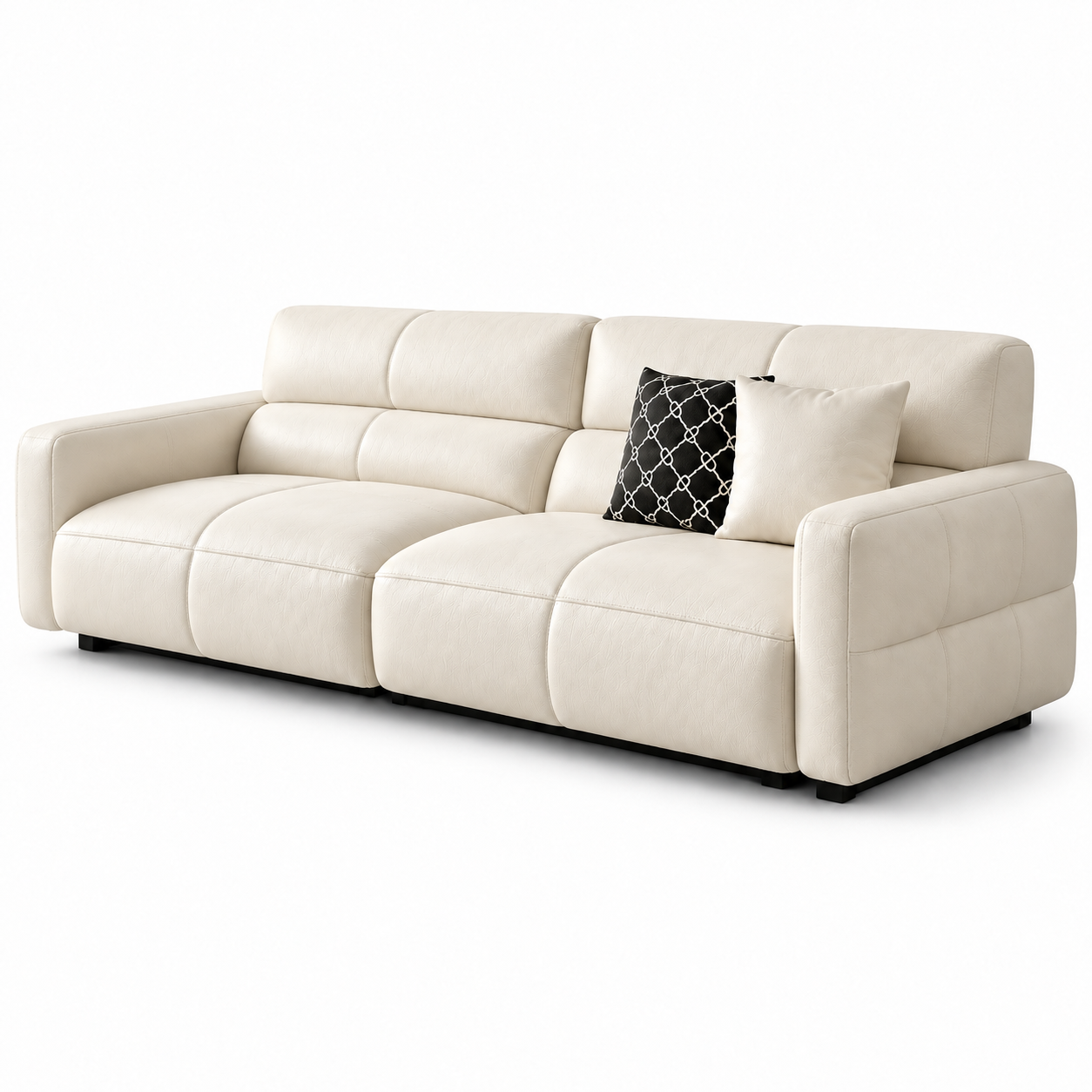 Dervane Leather Sofa