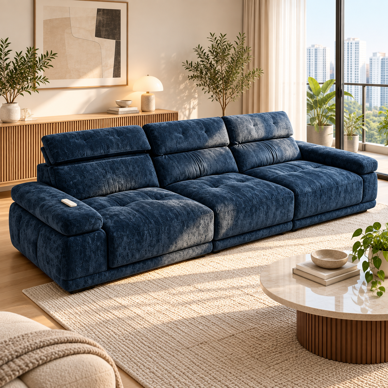 Esmaro Fabric Sofa