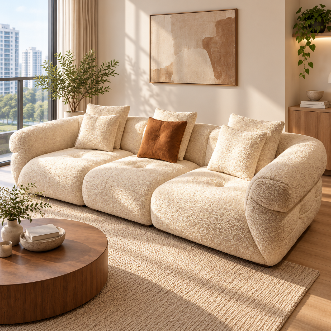 Nestral Fabric Sofa