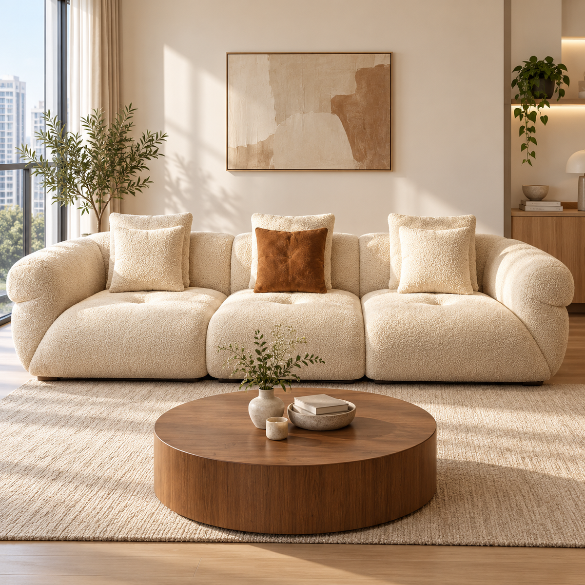Nestral Fabric Sofa