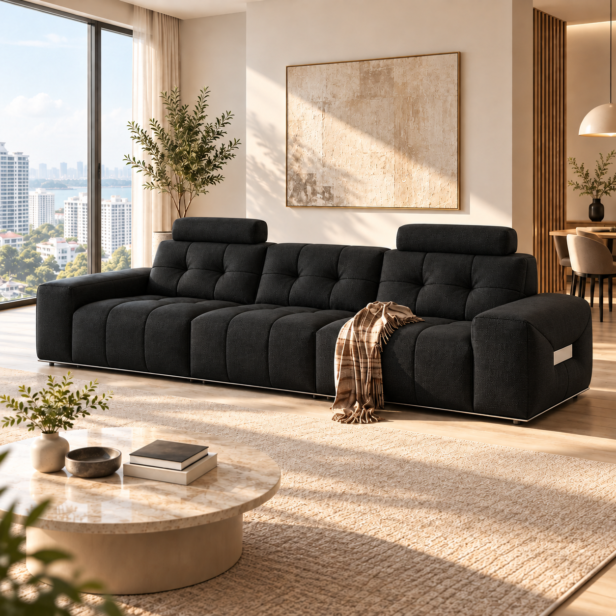 Breslin Fabric Sofa