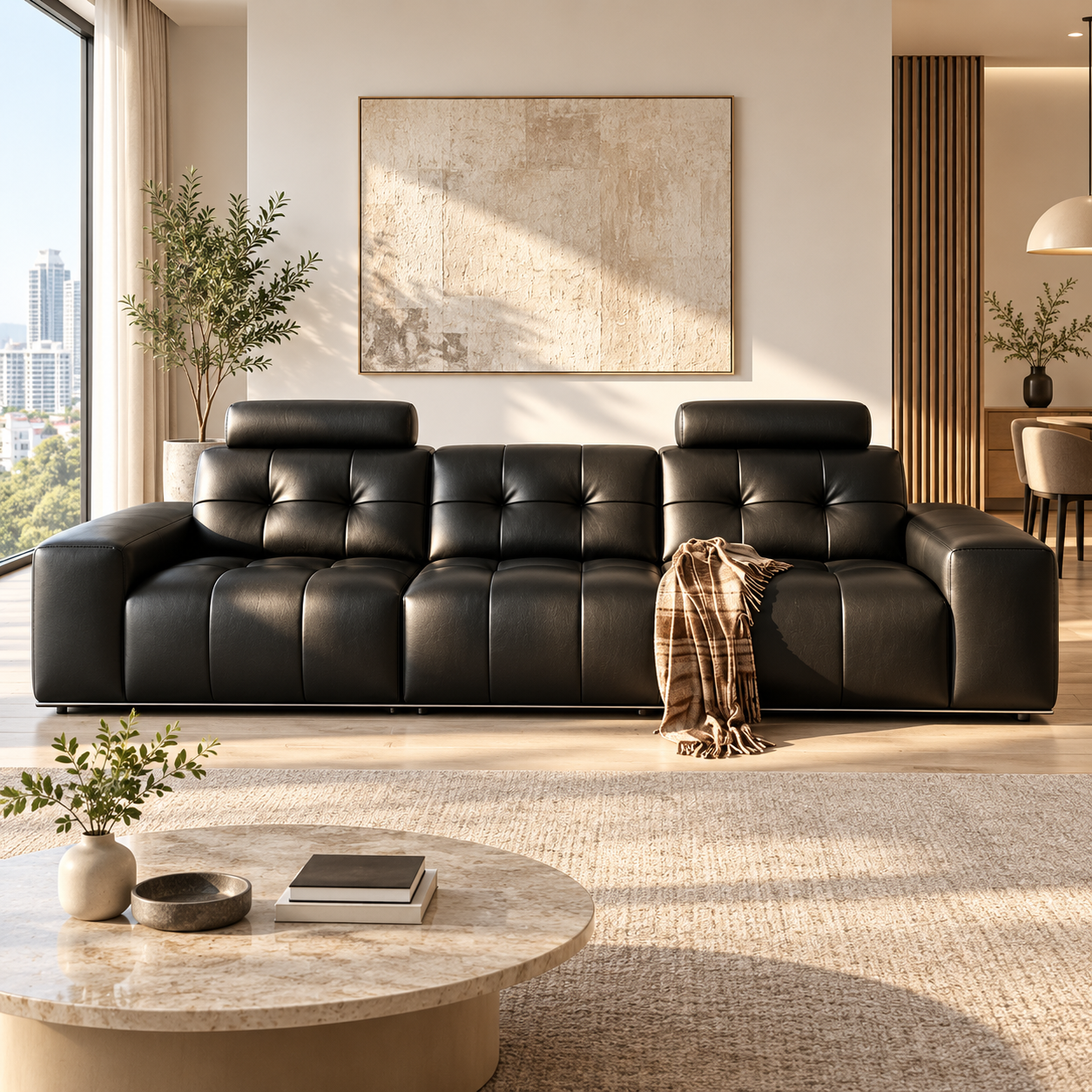 Breslin Leather Sofa