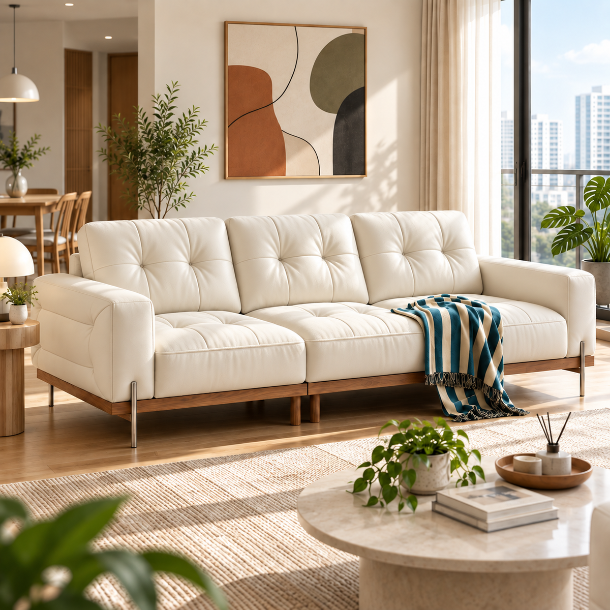 Cendric Leather Sofa
