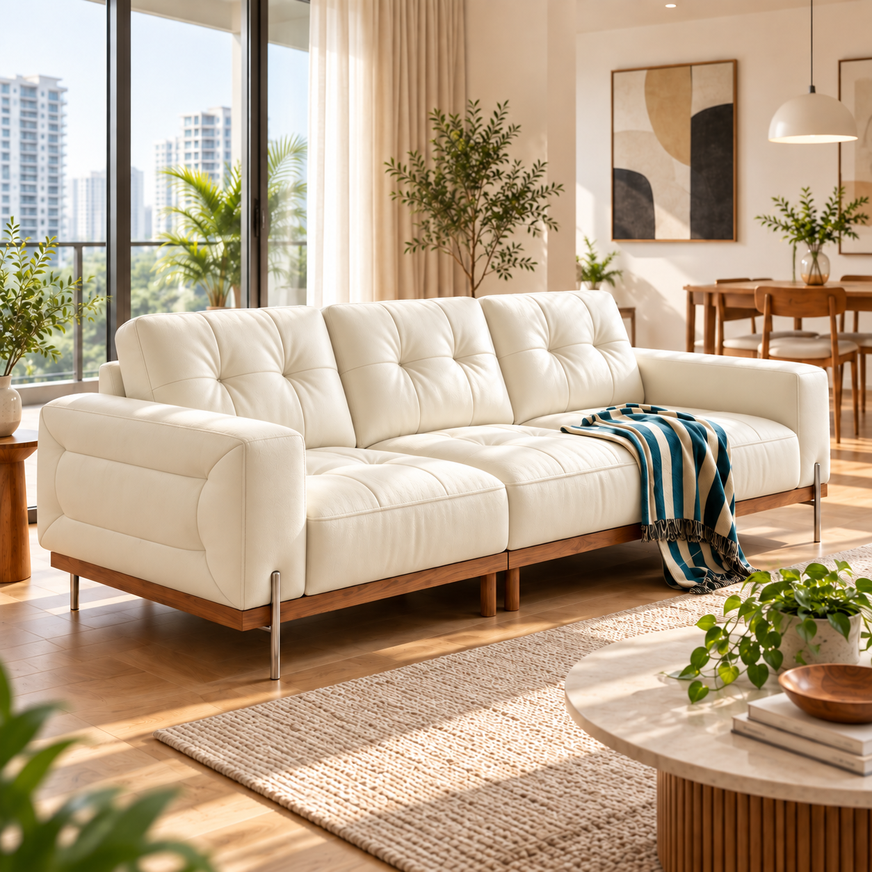 Cendric Leather Sofa