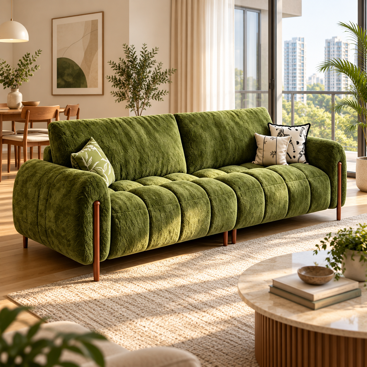 Gorvain Fabric Sofa